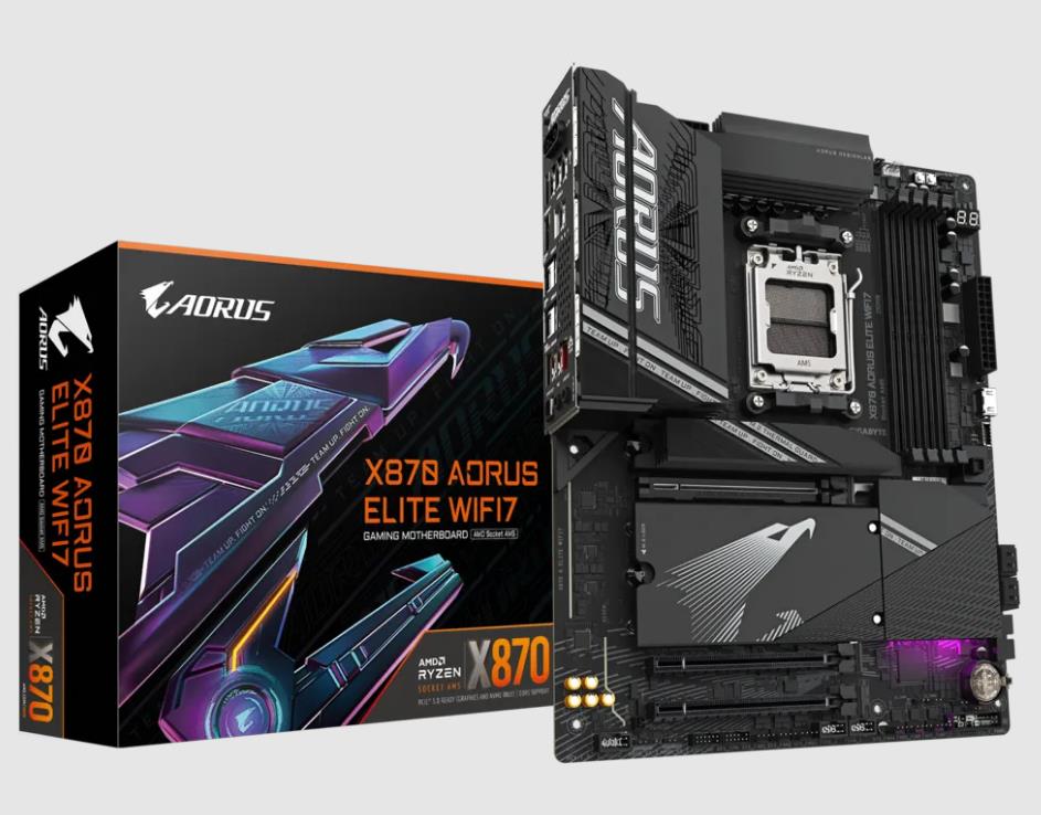 Материнская плата AMD X870 SAM5 ATX X870 A ELITE WIFI7 GIGABYTE - оптом у дистрибьютора ELKO