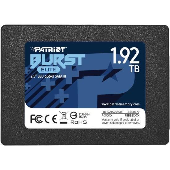SSD жесткий диск SATA2.5" 1.92TB BURST E PBE192TS25SSDR PATRIOT - оптом у дистрибьютора ELKO