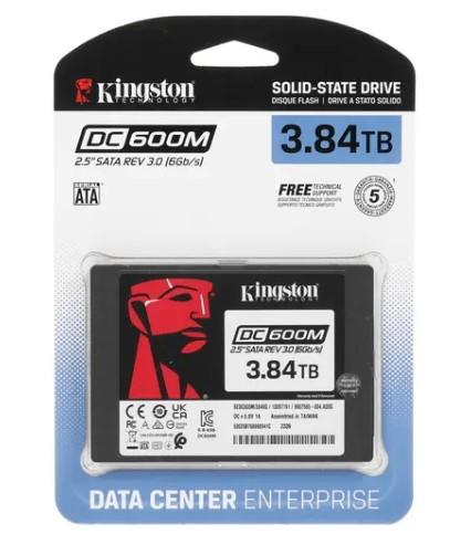 SSD жесткий диск SATA2.5" 3.84TB SEDC600M/3840G KINGSTON - оптом у дистрибьютора ELKO