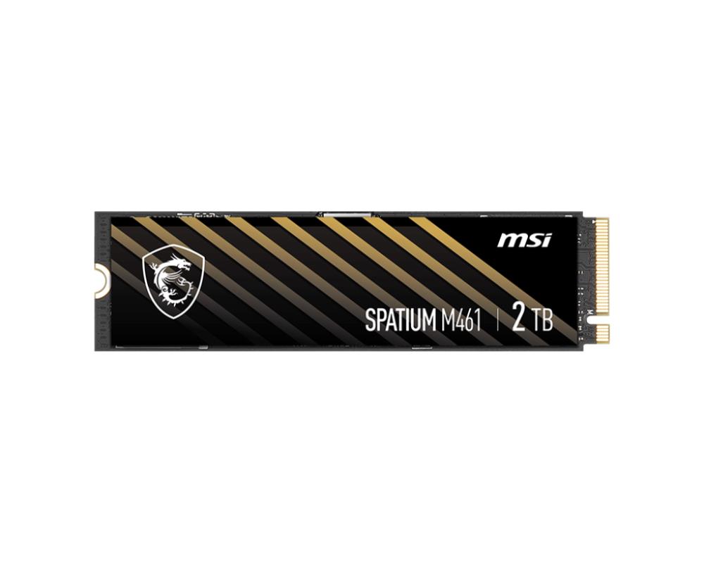 SSD жесткий диск PCIE 4.0 NVME M.2 2TB SPATIUM M461 2TB MSI - оптом у дистрибьютора ELKO