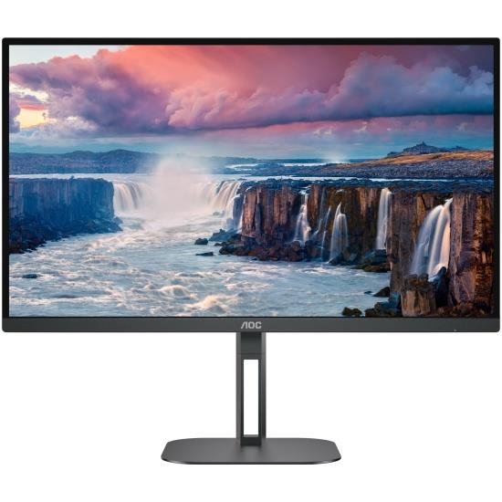 Монитор AOC 27" Q27V5N Black, 16:9, VA, 2560x1440, 1/4ms, 300cd, 75Hz, 2xHDMI, 1xDP, SPK, HAS - оптом у дистрибьютора ELKO