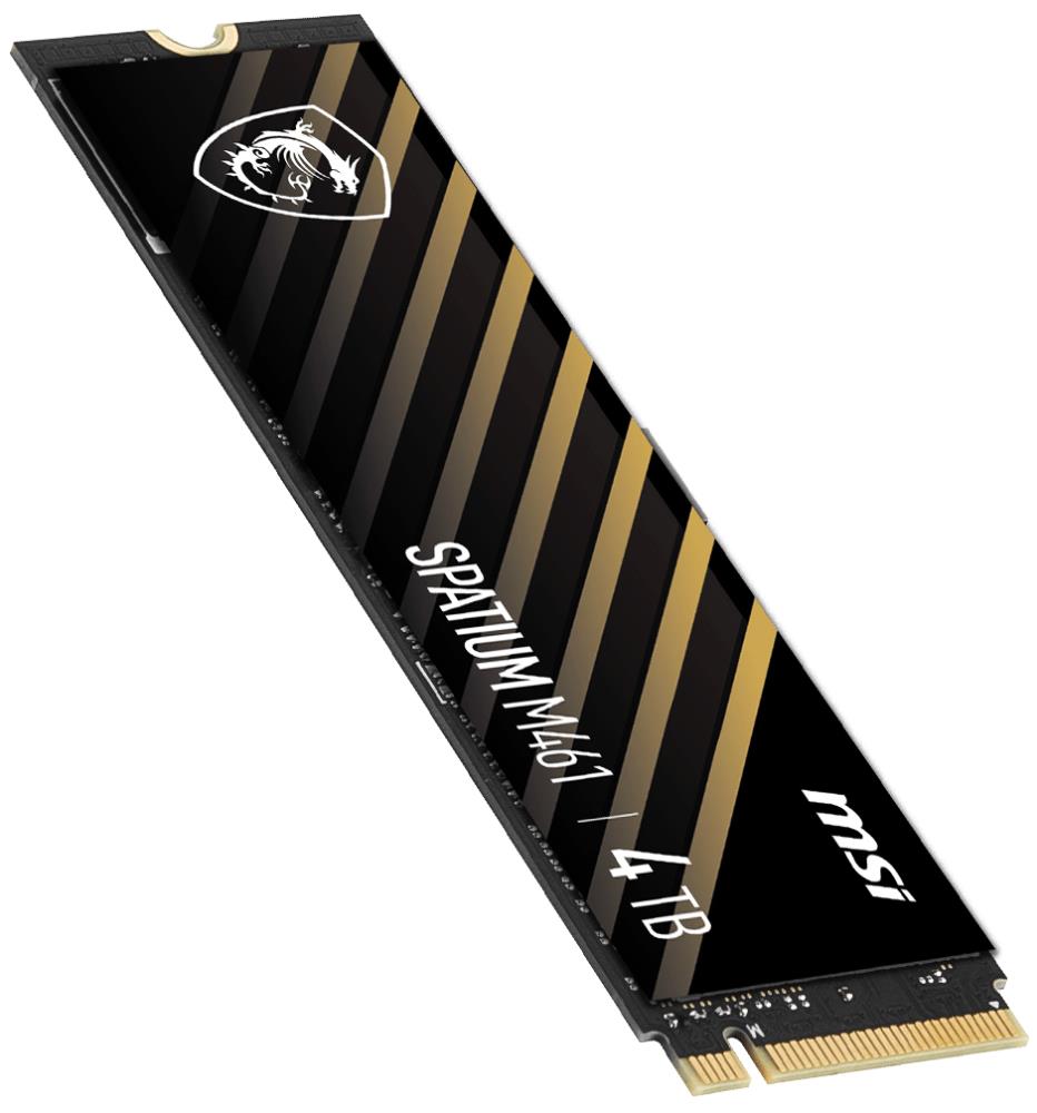 SSD жесткий диск PCIE 4.0 NVME M.2 4TB SPATIUM M461 4TB MSI - оптом у дистрибьютора ELKO