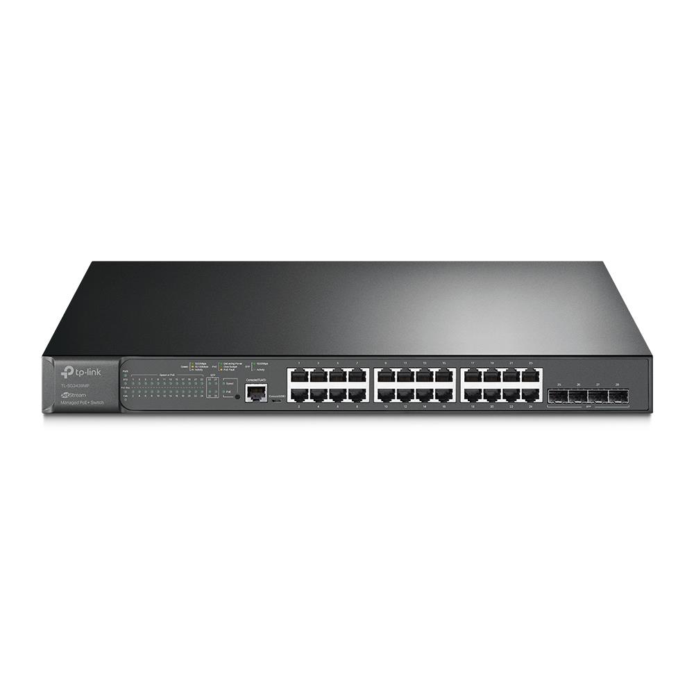 Коммутатор 28PORT 1000M POE+ TL-SG3428MP TP-LINK - оптом у дистрибьютора ELKO