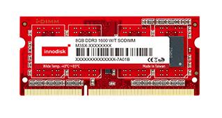 Модуль памяти для ноутбука SODIMM 4GB PC12800 DDR3 SO M3S0-4GMJDLPC INNODISK - оптом у дистрибьютора ELKO