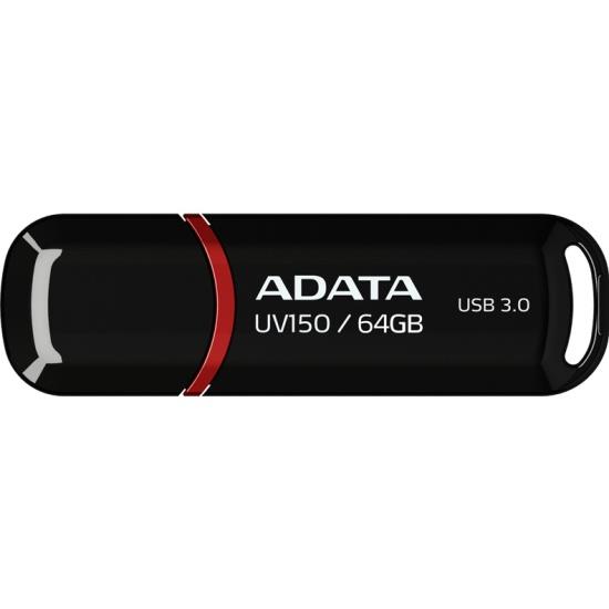 Флэш-накопитель 64GB AUV150-64G-RBK BLACK ADATA - оптом у дистрибьютора ELKO