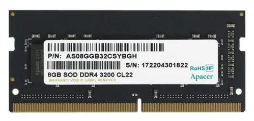 Модуль памяти для ноутбука SODIMM 8GB DDR4-3200 ES.08G21.GSH APACER - оптом у дистрибьютора ELKO