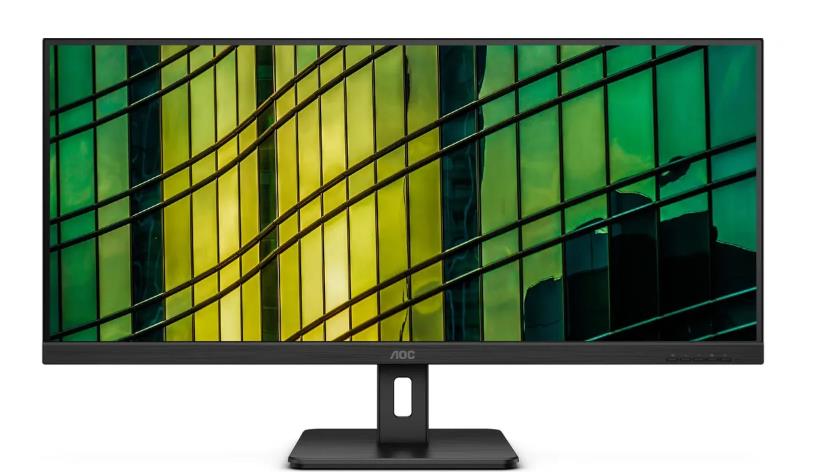 Монитор AOC 34" U34E2M Black, 21:9, VA, 3440x1440, 4ms, 300cd, 100Hz, 2xHDMI, 1xDP - оптом у дистрибьютора ELKO