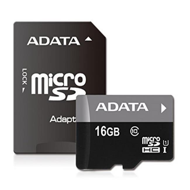 Карта памяти MICRO SDHC 16GB CLASS10 W/AD AUSDH16GUICL10-RA1 ADATA - оптом у дистрибьютора ELKO