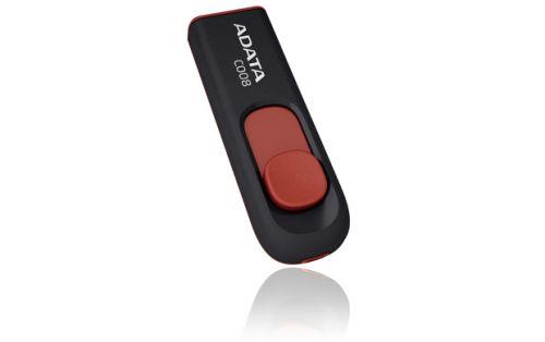 Флэш-накопитель USB2 64GB BLACK/RED AC008-64G-RKD ADATA - оптом у дистрибьютора ELKO