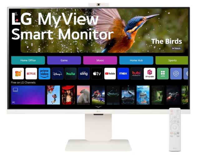 Монитор LG 31.5" 32SR85U-W Smart White/Silver, 16:9, IPS, 3840x2160, 5ms, 400cd, 60Hz, 2xHDMI, 2xUSB, 1xUSB-C, SPK, HAS - оптом у дистрибьютора ELKO