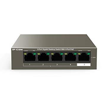 Коммутатор 5PORT 10/100/1000M G1105P-4-63W IP-COM - оптом у дистрибьютора ELKO