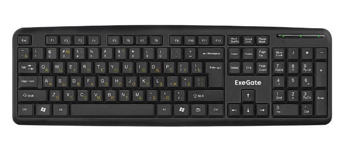 Клавиатура USB PROF STANDARD LY-331L EX263906RUS EXEGATE - оптом у дистрибьютора ELKO
