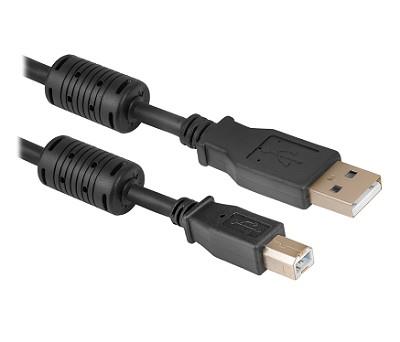 Кабель USB2 AM/BM 1.8M USB04-06PRO 87430 DEFENDER - оптом у дистрибьютора ELKO