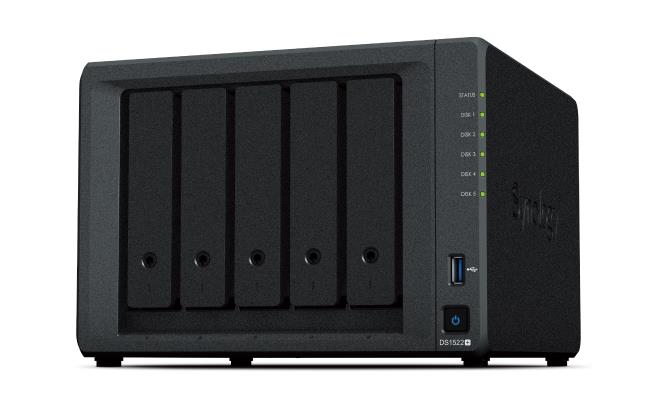 СХД настольное исполнение 5BAY NO HDD USB3 DS1522+ SYNOLOGY - оптом у дистрибьютора ELKO