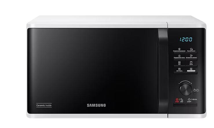 Микроволновая печь 23L GRILL MG23K3515AW/BW SAMSUNG - оптом у дистрибьютора ELKO
