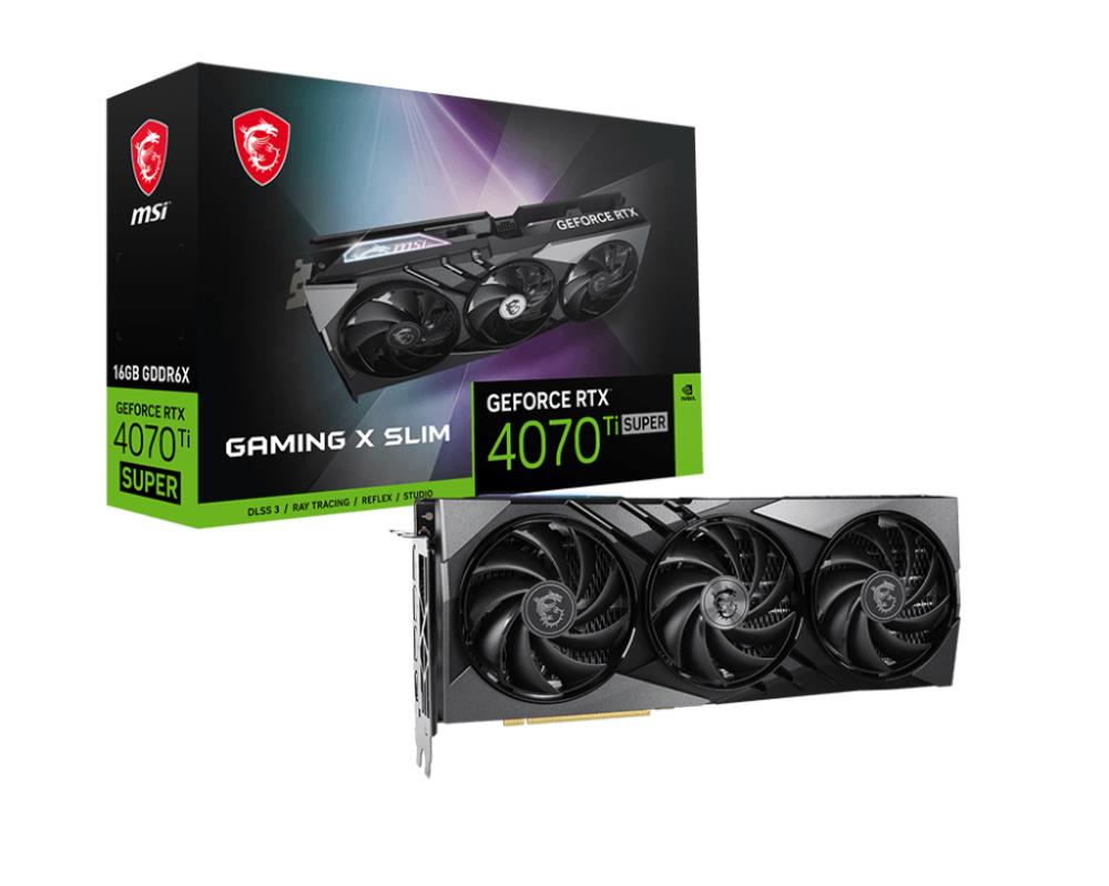 Видеокарта PCIE16 RTX4070TI SUPER 16G 4070 TI SUP 16G GAM X SLIM MSI 0 - оптом у дистрибьютора ABSOLUTETRADE