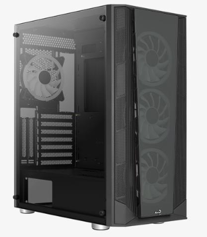 Корпус MIDITOWER PRISM-G-BK-V2 AEROCOOL - оптом у дистрибьютора ELKO