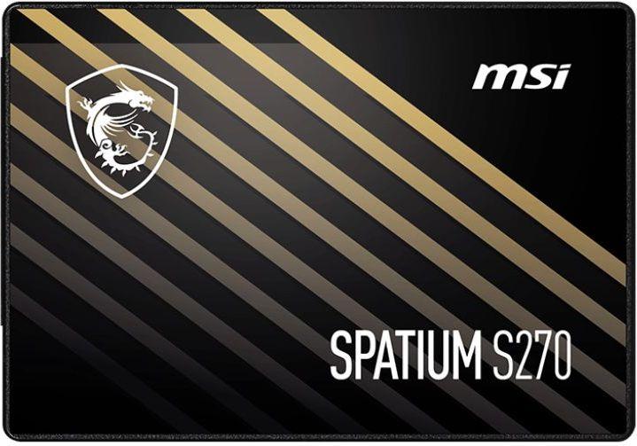 SSD жесткий диск SATA2.5" 240GB SPATIUM S270 240GB MSI - оптом у дистрибьютора ELKO