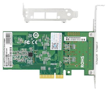 Сетевой адаптер PCIEX4 DUALPORT 1G LRES2027PF-2SFP LR-LINK - оптом у дистрибьютора ELKO