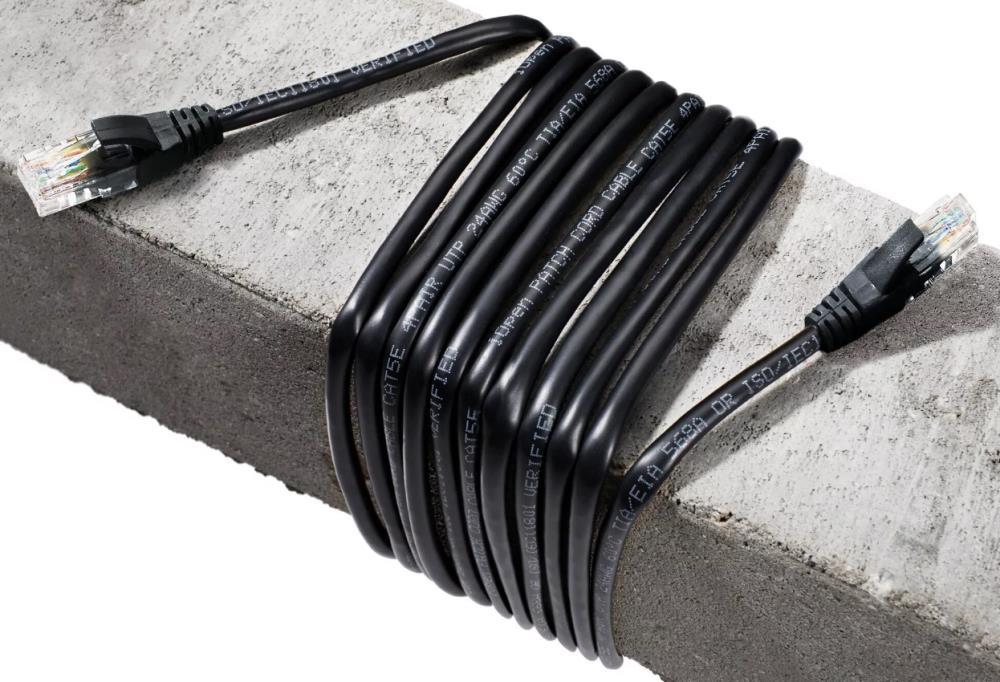 Кабель PATCH CAT5E UTP 1.5M ANP511_1.5M_BK BLACK AOPEN - оптом у дистрибьютора ELKO