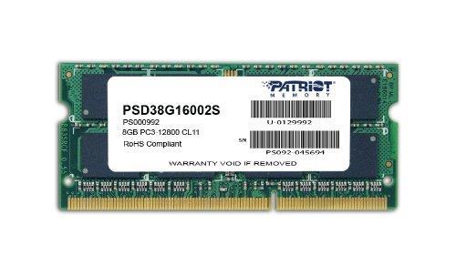 Модуль памяти для ноутбука SODIMM 8GB DDR3-1600 PSD38G16002S PATRIOT - оптом у дистрибьютора ELKO