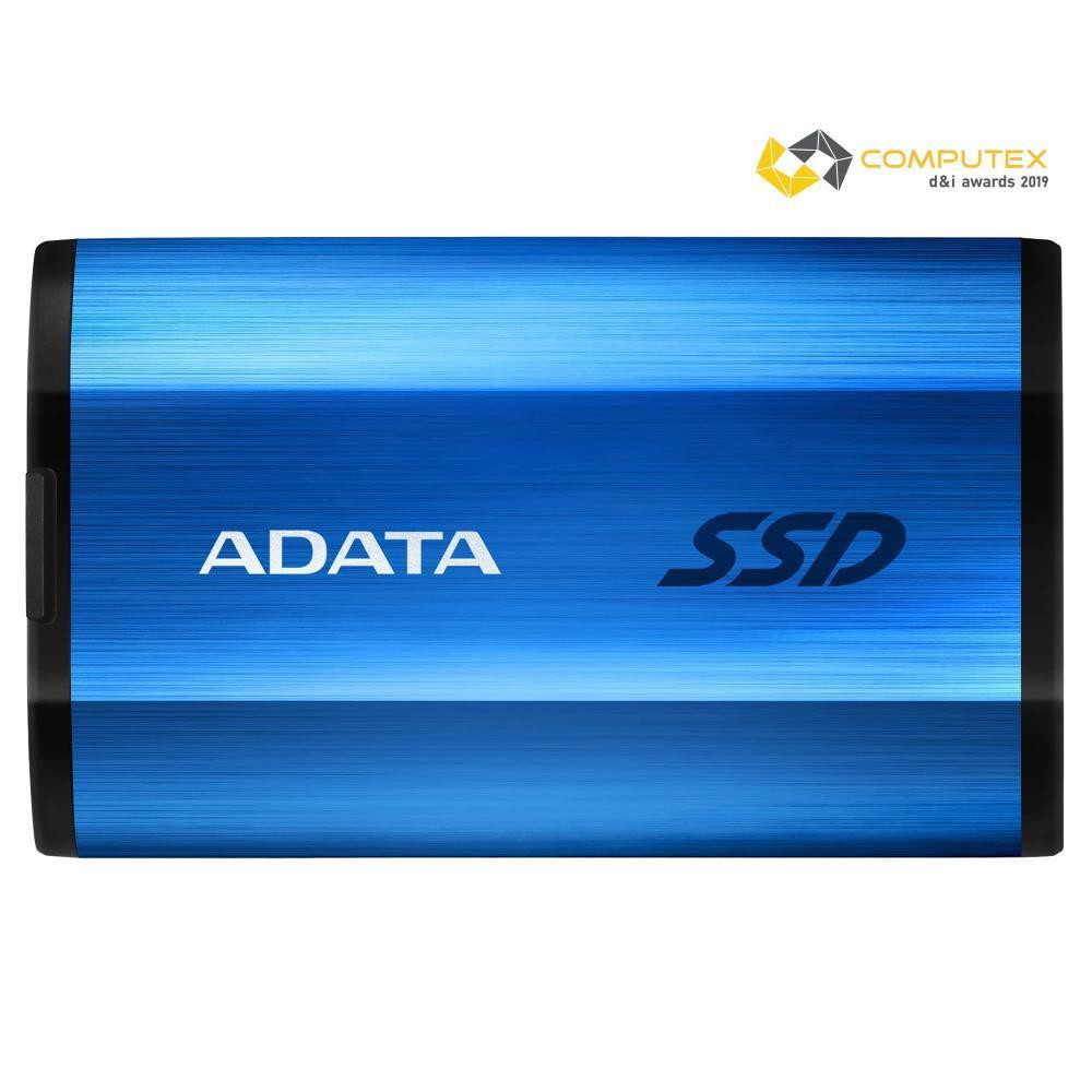 SSD внешний жесткий диск 1TB USB-C BLUE ASE800-1TU32G2-CBL ADATA - оптом у дистрибьютора ELKO