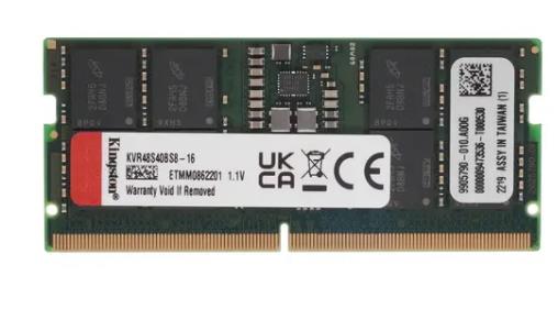 Модуль памяти для ноутбука SODIMM 16GB DDR5-4800 KVR48S40BS8-16 KINGSTON - оптом у дистрибьютора ELKO