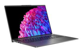 Ноутбук ACER Swift Go SFG16-72-709R 16" 3200x2000/Intel Core U7-155H/RAM 16Гб/SSD 1Тб/Intel ARC Graphics/ENG|RUS/Windows 11 Home Iron Grey 1.6 кг NX.KSHCD.002 - оптом у дистрибьютора ELKO