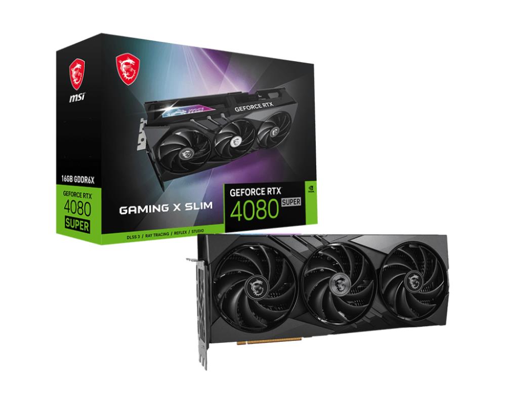 Видеокарта PCIE16 RTX4080 SUPER 16GB 4080 SUP 16G GAMING X SLIM MSI 0 - оптом у дистрибьютора ABSOLUTETRADE