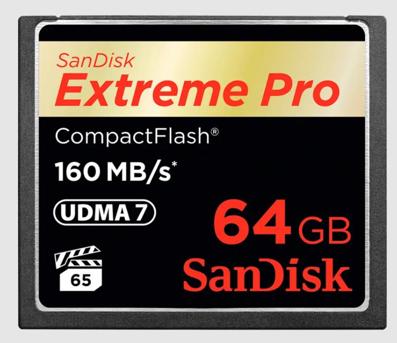 Карта памяти COMPACT FLASH 64GB SDCFXPS-064G-X46 SANDISK - оптом у дистрибьютора ELKO