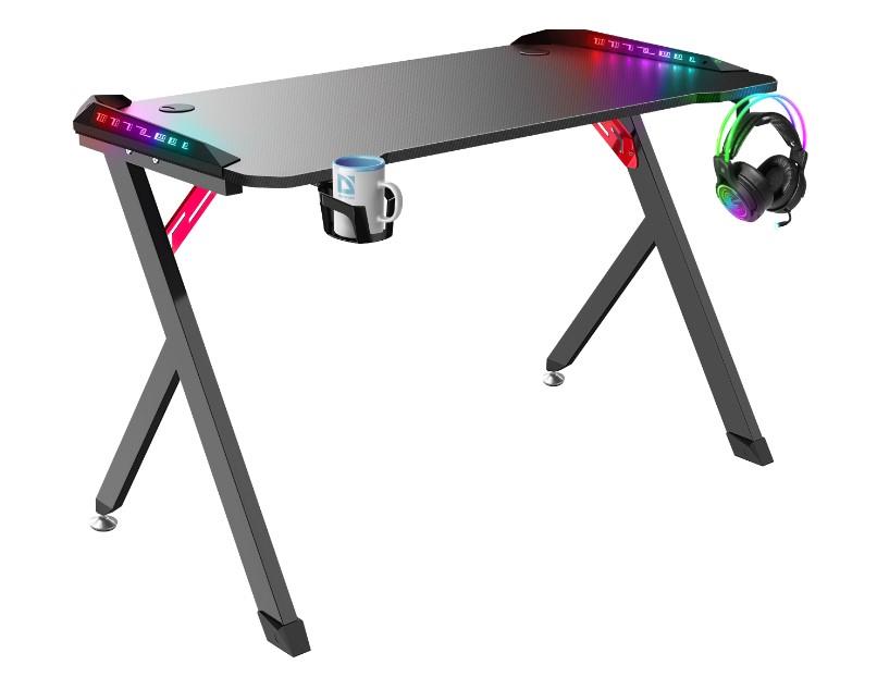 Стол GAMING SPIRIT RGB BLACK 64389 DEFENDER - оптом у дистрибьютора ELKO