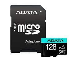 Карта памяти MICRO SDXC 128GB W/AD. AUSDX128GUI3V30SA2-RA1 ADATA - оптом у дистрибьютора ELKO