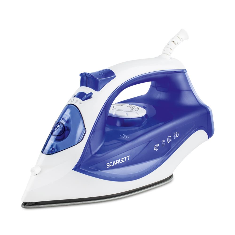 Утюг SC-SI30K23 WHITE / BLUE SCARLETT - оптом у дистрибьютора ELKO