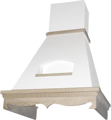 Вытяжка BELVEDER 60P-650-P3D BEIG/OAK UN ELIKOR - оптом у дистрибьютора ELKO