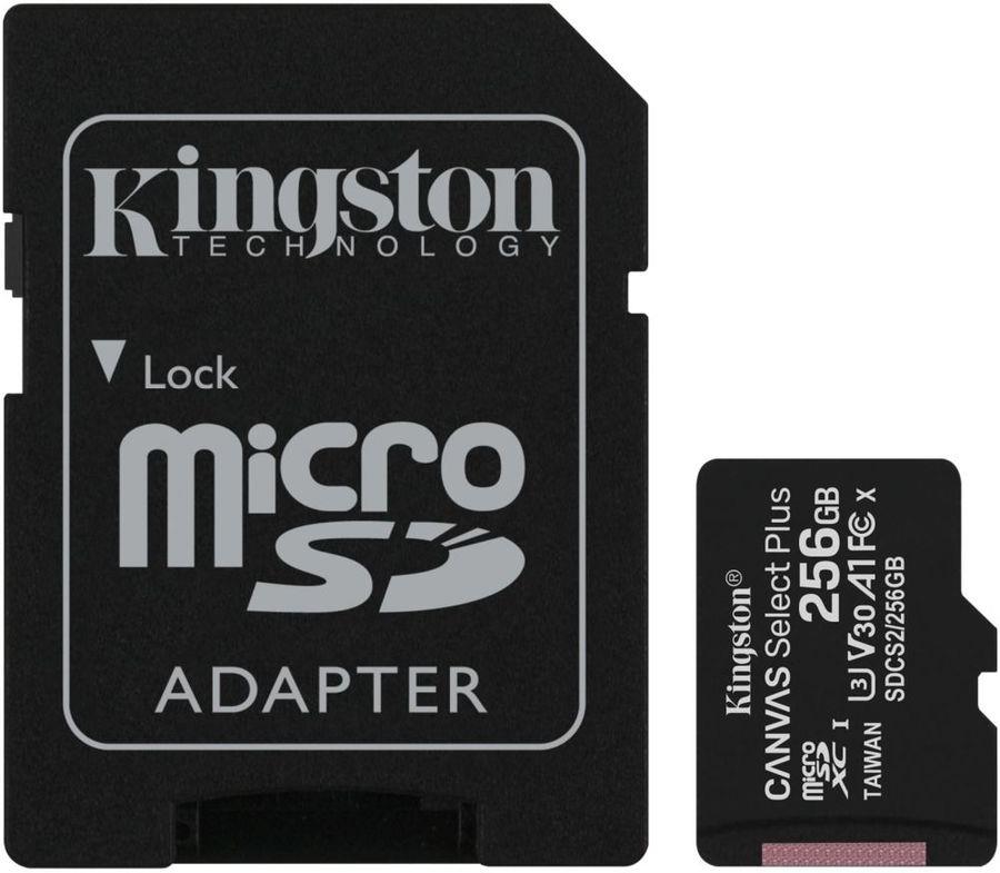 Карта памяти MICRO SDXC 256GB UHS-I W/ADAPTER SDCS2/256GB KINGSTON - оптом у дистрибьютора ELKO