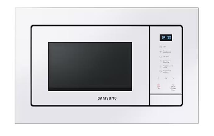 Микроволновая печь встраиваемая 23L MS23A7118AW/BW WHITE SAMSUNG - оптом у дистрибьютора ELKO