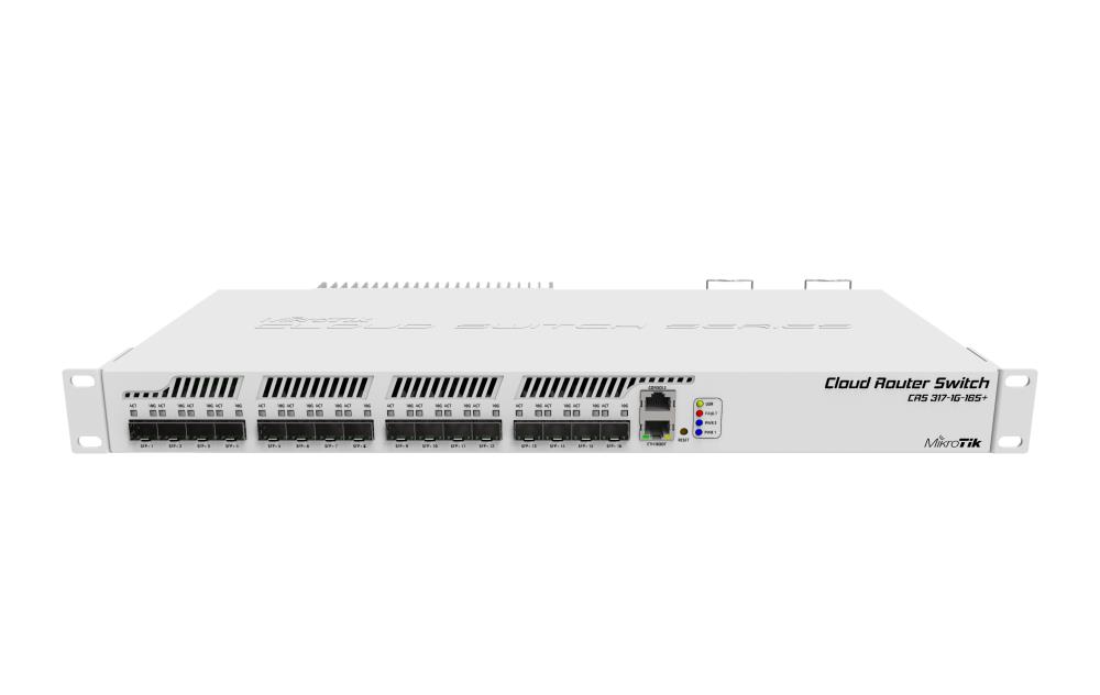 Маршрутизатор 16 SFP+ CRS317-1G-16S+RM MIKROTIK - оптом у дистрибьютора ELKO