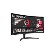 Монитор LG 34" 34WR50QK-B Black, Curved 1800R, 21:9, VA, 3440x1440, 5ms, 300cd, 100Hz, 2xHDMI, DP - оптом у дистрибьютора ELKO