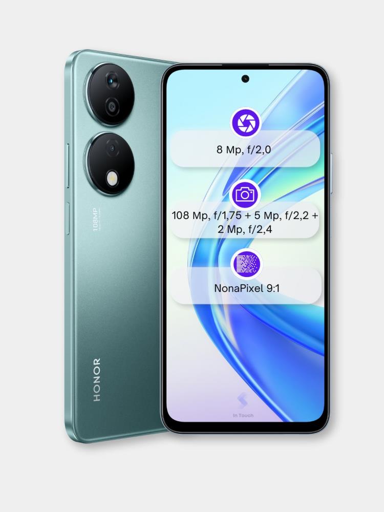 Мобильный телефон HONOR X7B 8/128GB 5109AYXQ GREEN HONOR - оптом у дистрибьютора ELKO