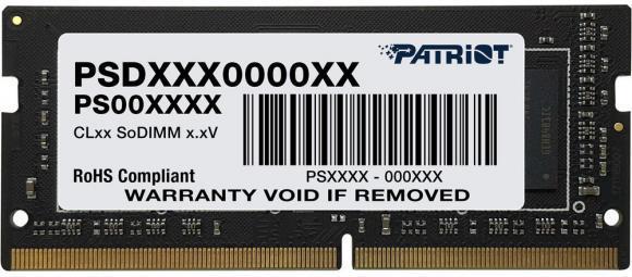 Модуль памяти для ноутбука SODIMM 32GB DDR4-3200 PSD432G32002S PATRIOT - оптом у дистрибьютора ELKO