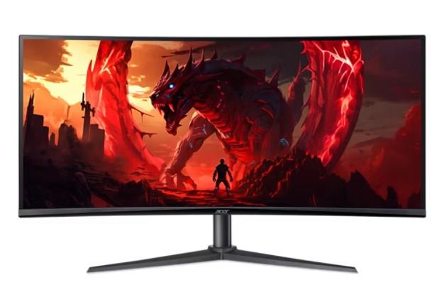 Монитор Acer ED340CUHbmiipx 34'', Curved 1500R Black, 21:9, VA, 3440x1440, 1 / 5ms, 250cd, 100Hz, 2xHDMI, 1xDP, SPK - оптом у дистрибьютора ELKO