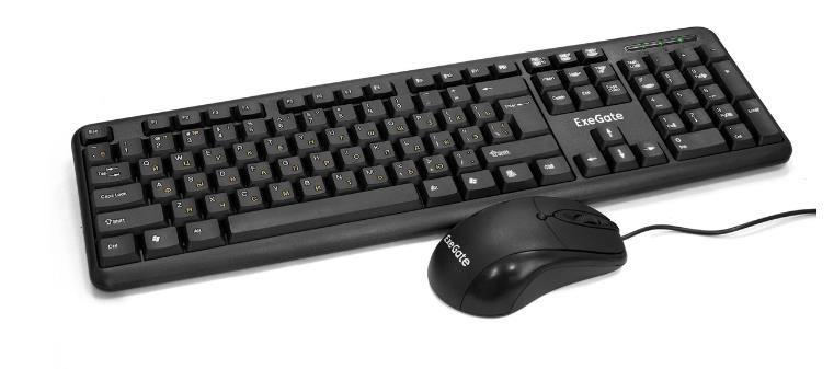 Клавиатура + мышка PROF COMBO MK120 EX286204RUS EXEGATE - оптом у дистрибьютора ELKO