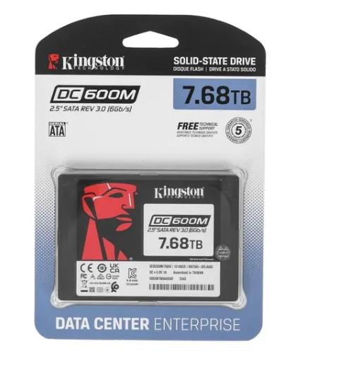 SSD жесткий диск SATA2.5" 7.68TB SEDC600M/7680G KINGSTON - оптом у дистрибьютора ELKO