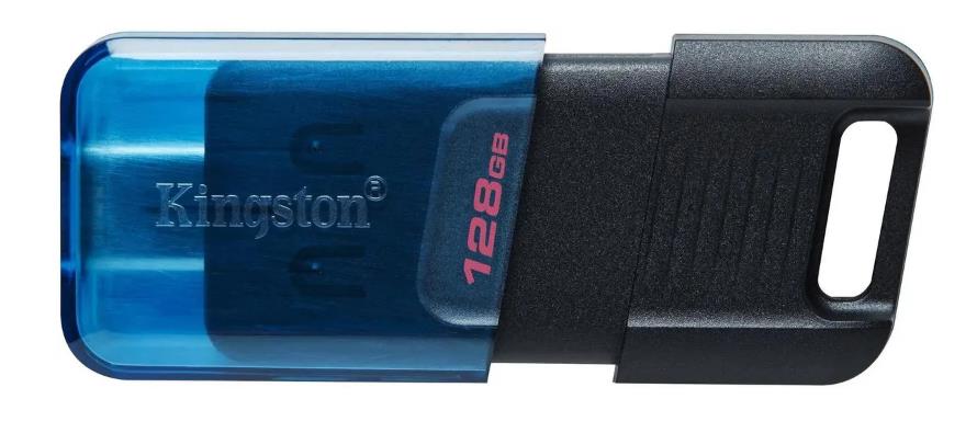 Флэш-накопитель USB-C 3.2 128GB DT80M/128GB KINGSTON - оптом у дистрибьютора ELKO