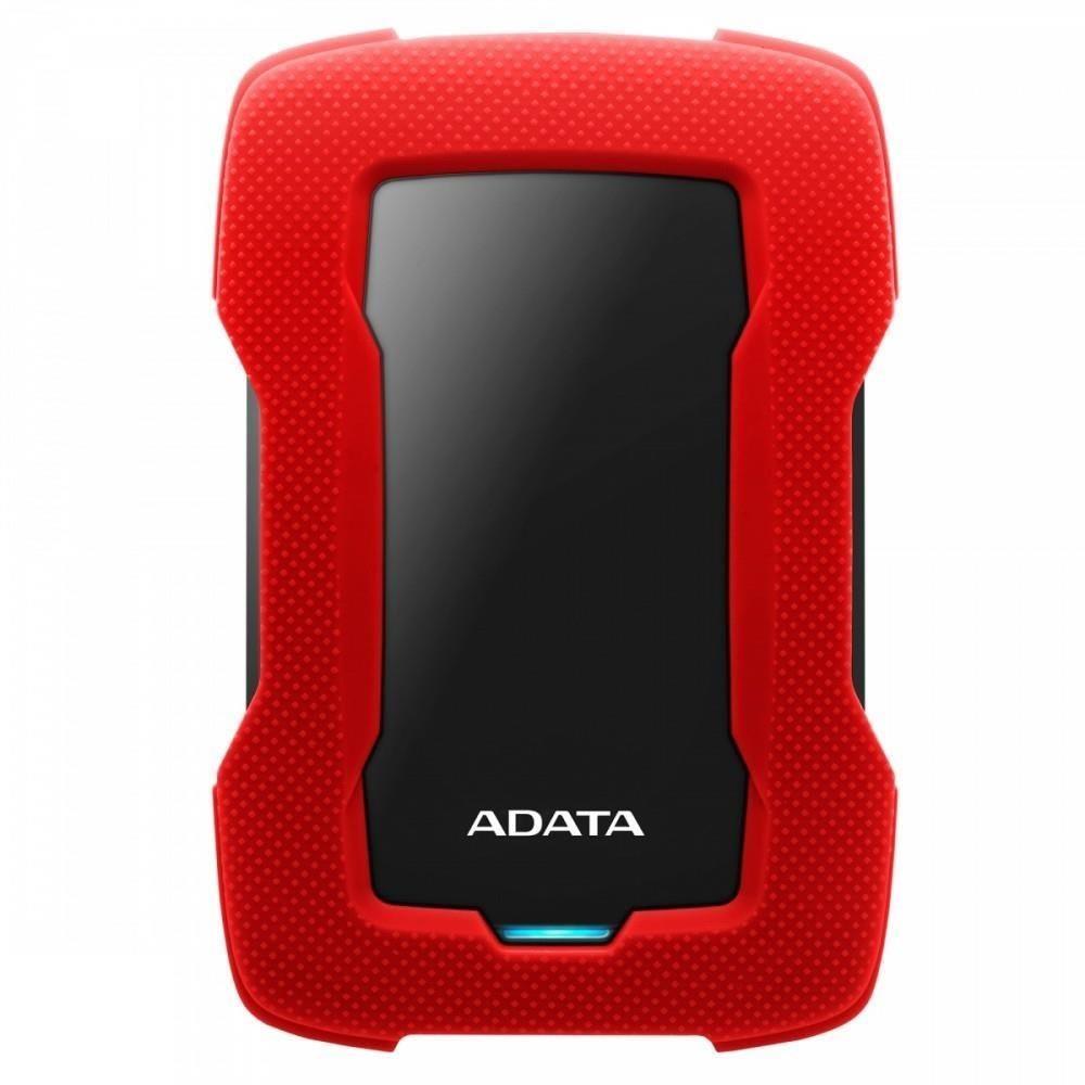Внешний жесткий диск USB3.1 1TB 2.5" RED AHD330-1TU31-CRD ADATA - оптом у дистрибьютора ELKO