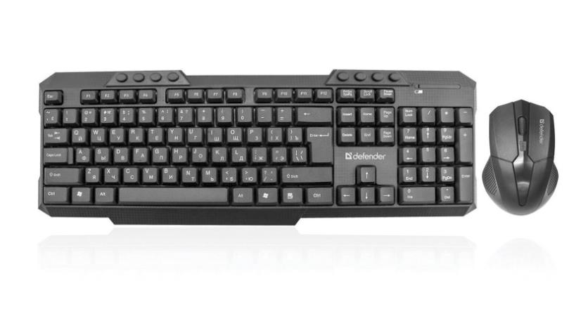 Клавиатура + мышка JAKARTA C-805 WIRELESS 45804 DEFENDER - оптом у дистрибьютора ELKO