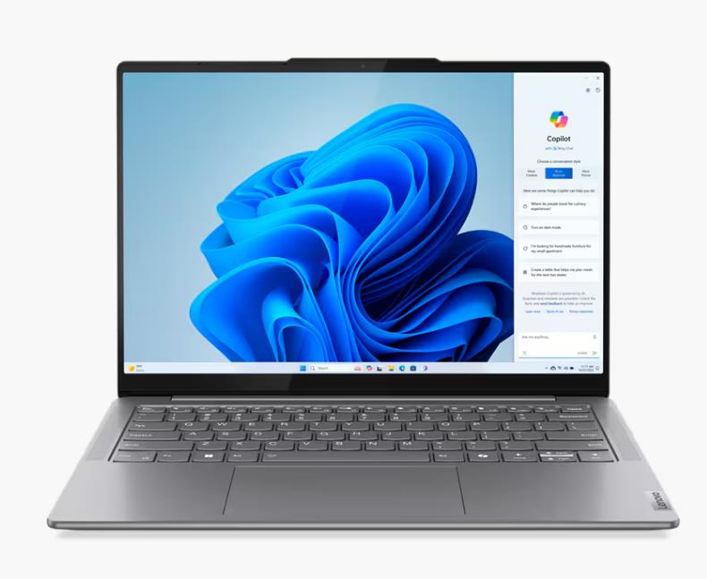 Ноутбук LENOVO Yoga Slim 7 14IMH9 14" 1920x1200/Intel Core Ultra 7-155H/RAM 16Гб/SSD 1Тб/Intel Arc Graphics/ENG|RUS/Windows 11 Home серый 1.39 кг 83CV0047IN - оптом у дистрибьютора ELKO