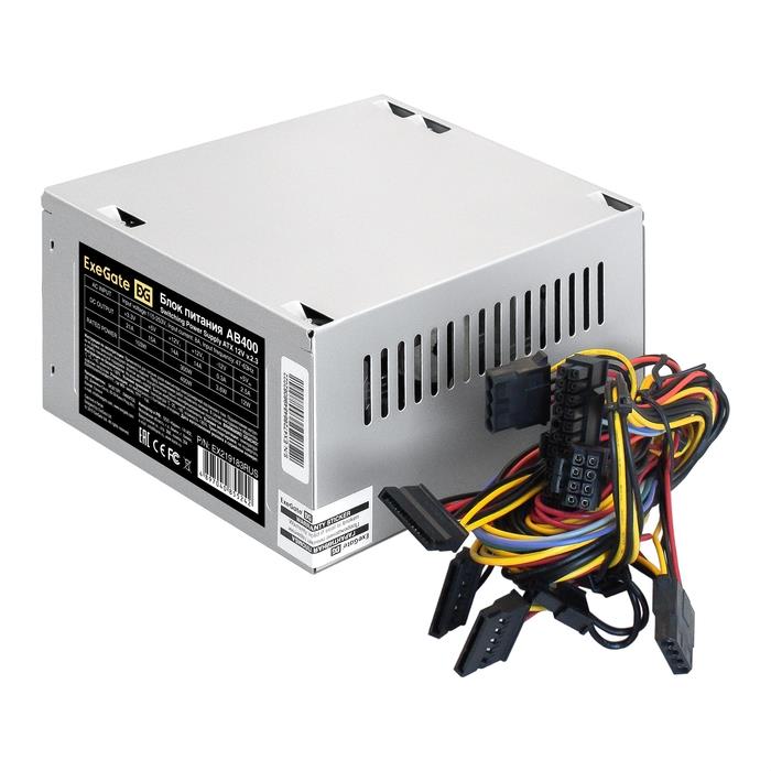Блок питания 400W EXEGATE AB400 EX219183RUS ATX,4PIN EXEGATE - оптом у дистрибьютора ELKO