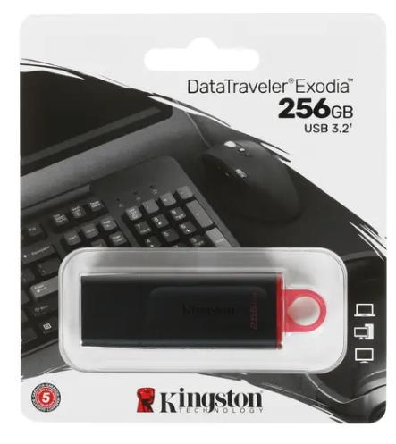 Флэш-накопитель USB3.2 256GB DTX/256GB KINGSTON - оптом у дистрибьютора ELKO
