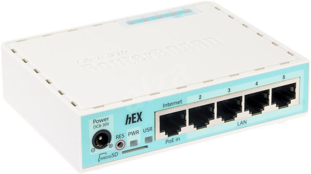Маршрутизатор 10/100/1000M 5PORT HEX RB750GR3 MIKROTIK - оптом у дистрибьютора ELKO